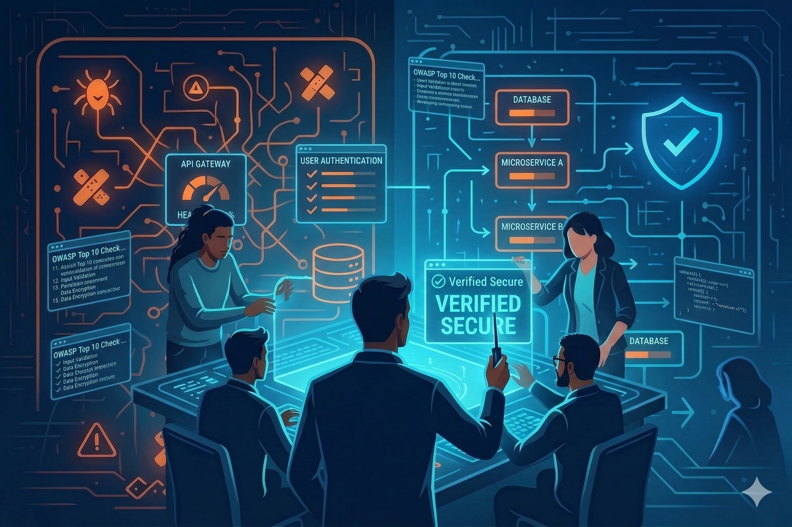 This is a visual for the Threat Modeling blog.