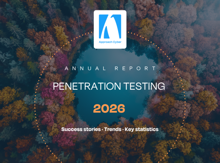 This is the cover image of teh Approach Cyber Pentest Report 2026.