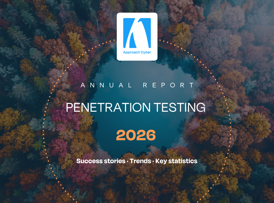 This is the cover image of teh Approach Cyber Pentest Report 2026.